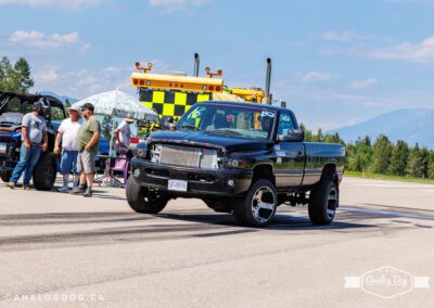 1997 Dodge Ram Compound Turbo Diesel at the 2023 Airport Drag Races